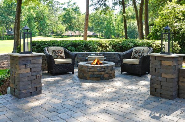 Fire Pit Installation in Aurora