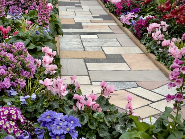 Garden Path Installation in Aurora