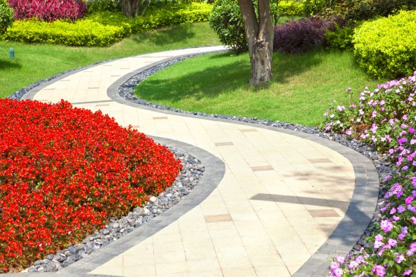 Garden Walkway Installation in Aurora