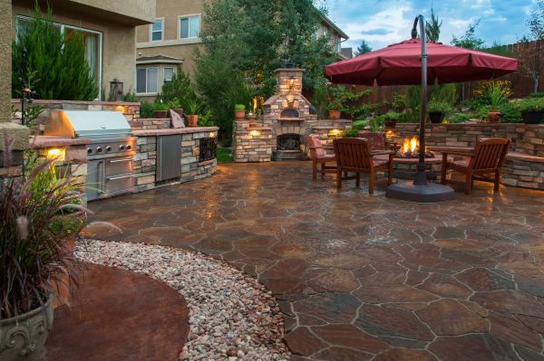Stone Patio Construction in Aurora