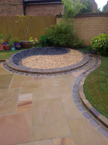 Sandstone Patio Installation in Aurora