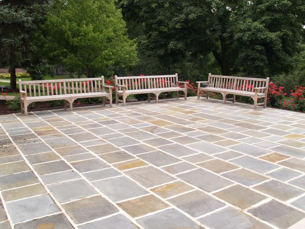 Slate Patio Installation in Aurora